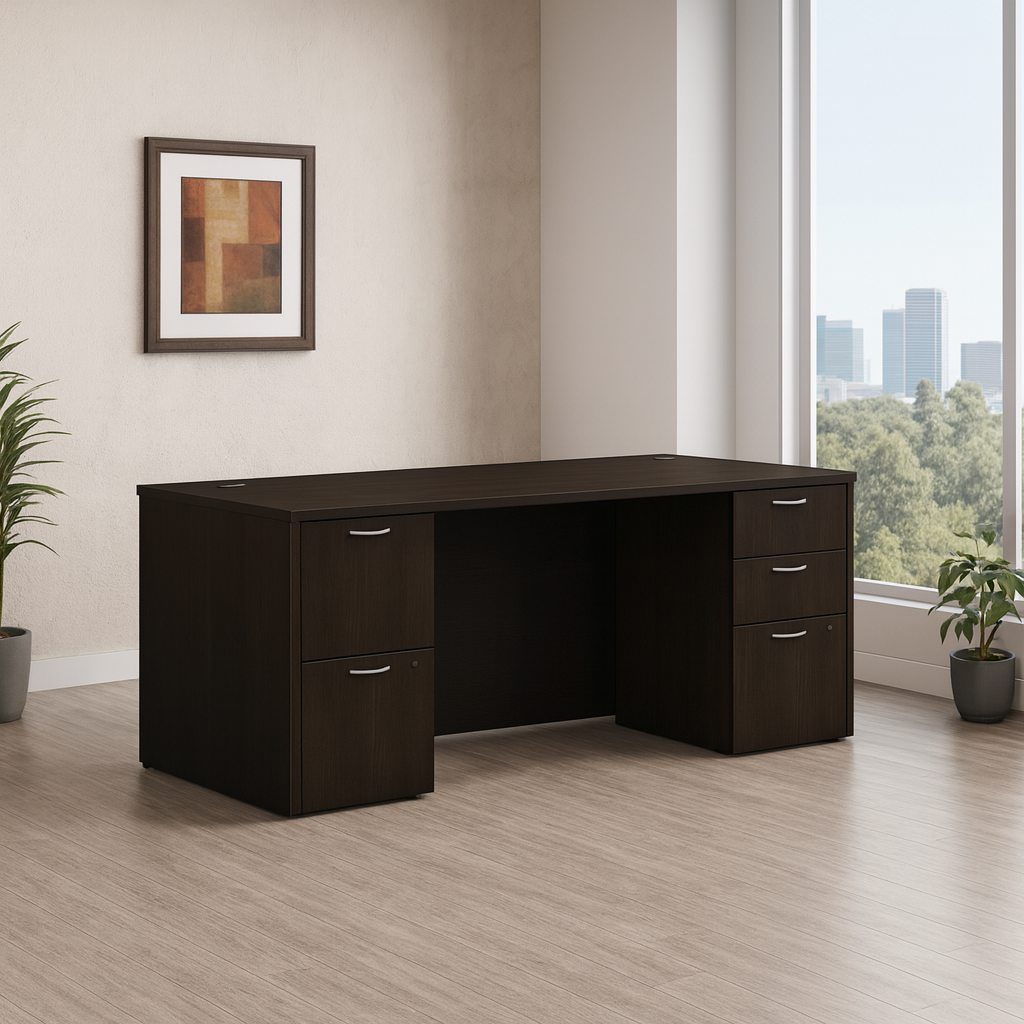 مكتب 180×80×75 سم – أسود – AZ11146
