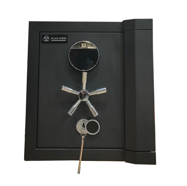 Steel Safe Digital + Fingerprint + Key – H50 × W48 × D48 cm – TH-500