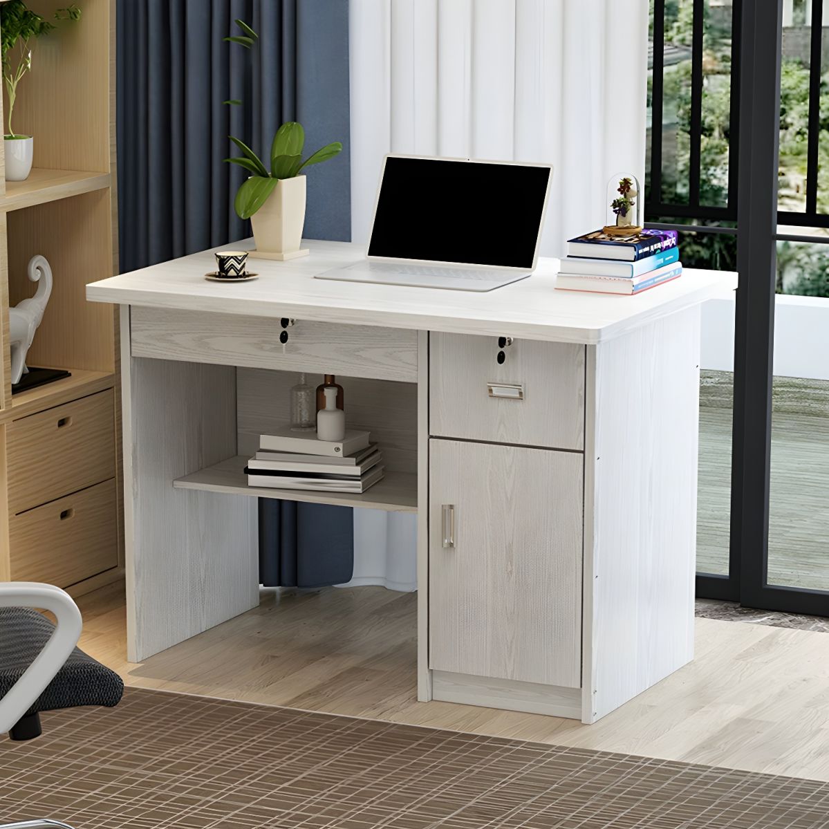Desk 100 x 60 x 75 cm - Wooden- AZ1092