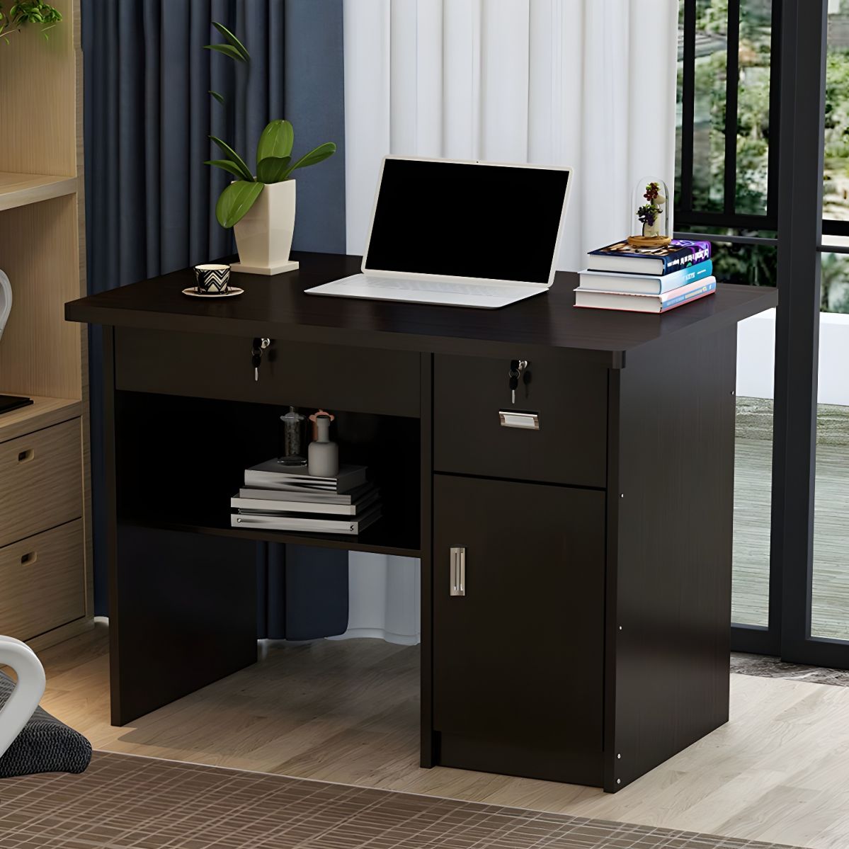 Desk 100 x 60 x 75 cm - Wooden- AZ1092