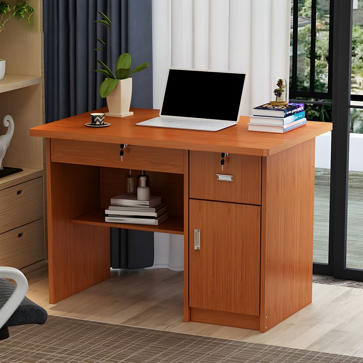Desk 100 x 60 x 75 cm - Wooden- AZ1092