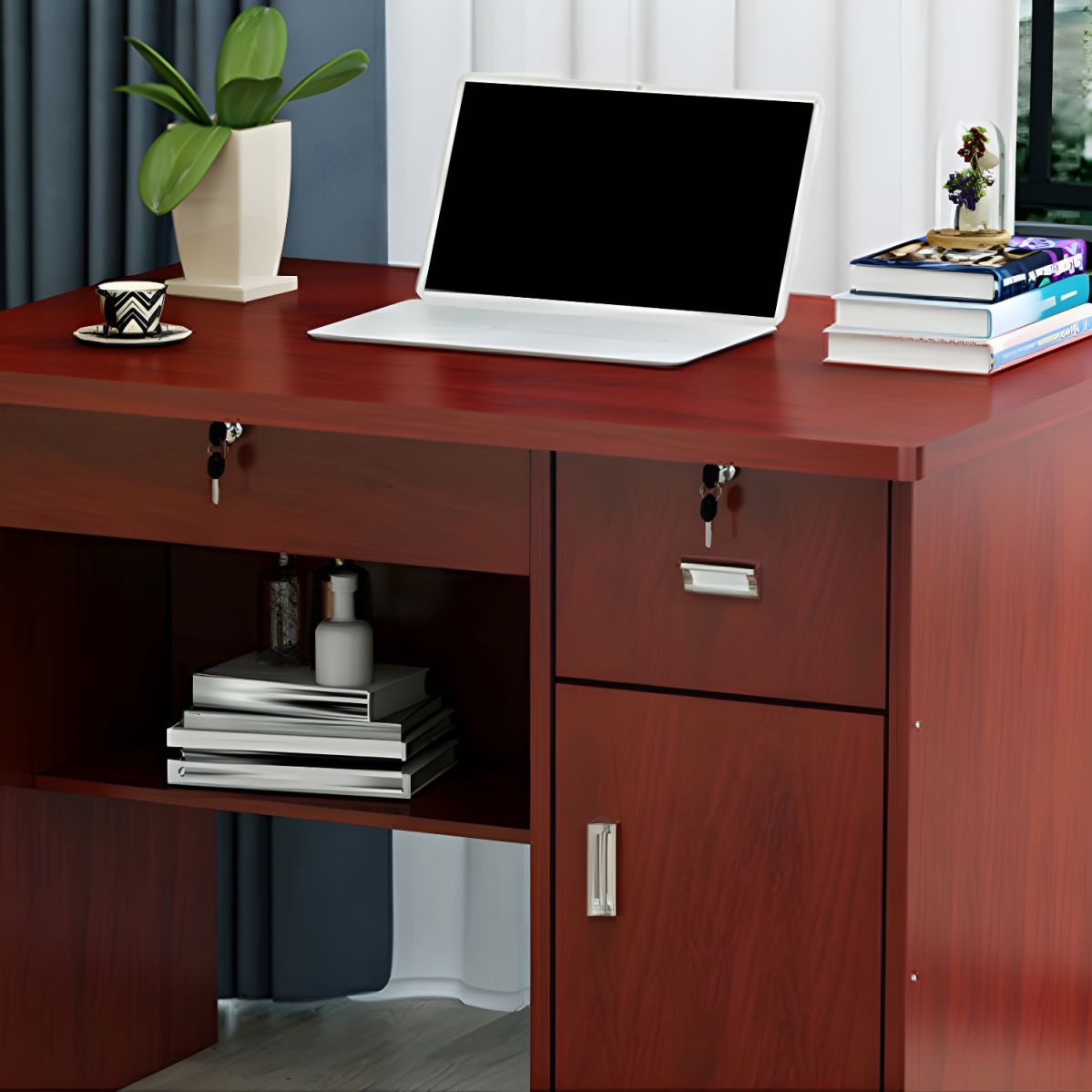 Desk 100 x 60 x 75 cm - Wooden- AZ1092