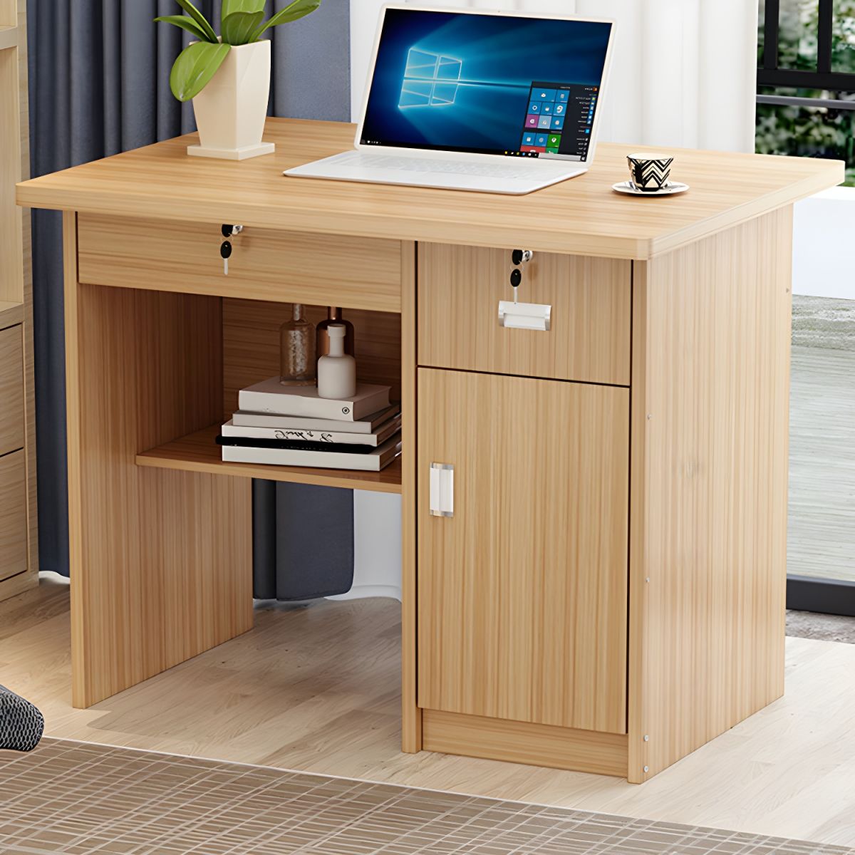 Desk 100 x 50 x 75 cm - White - AZ1065