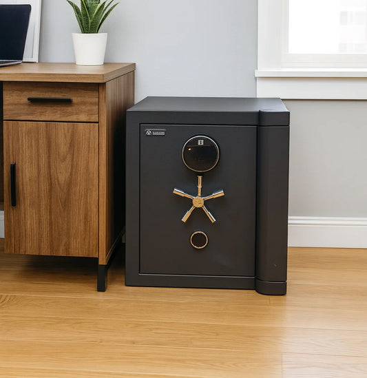 خزينة ستيل مقاوم للحريق - أسود - 60 × 50 × 50سم TH-600
