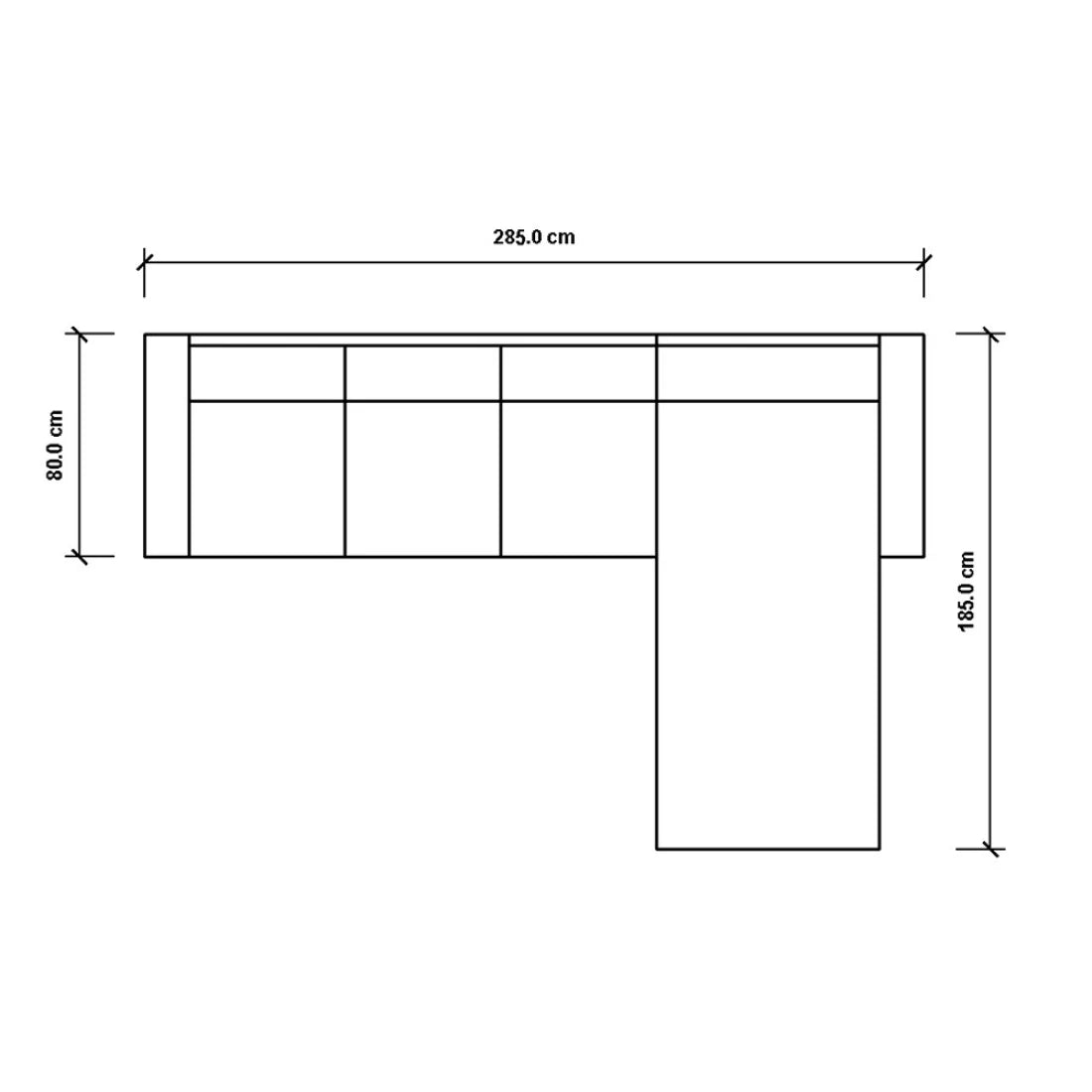 Modern L-Shaped Corner Sofa (MDF, Plywood)–Light Warm Grey -Izel