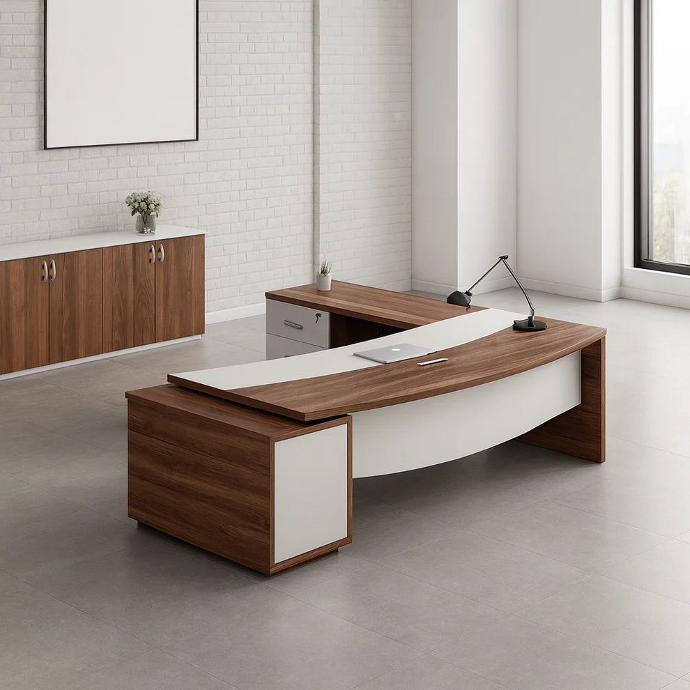 Desk 75*200*80 CM - Brown - AZ120125