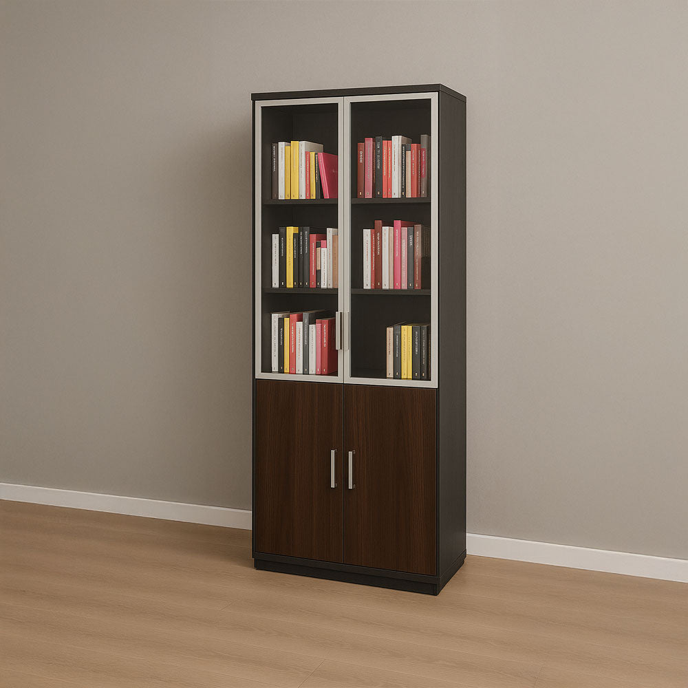 Bookcase, 200 x 40 x 80 cm - Brown - AZ111260