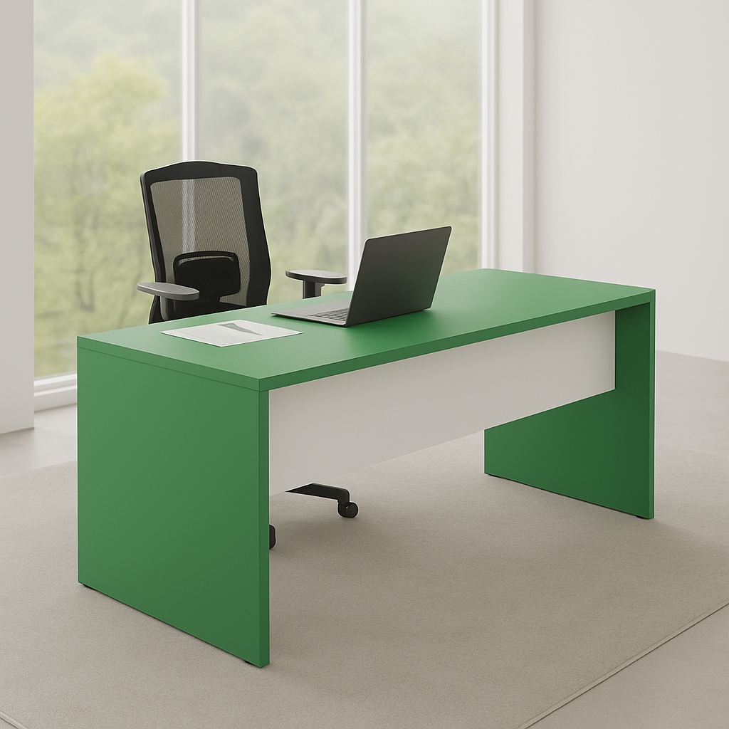 Desk 120 x 60 x 75 cm - wooden& Gray - AZ1087