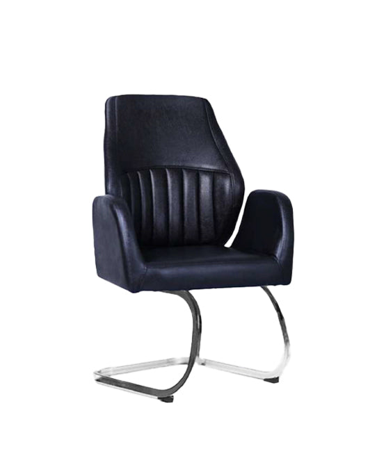 Fixed Visitor Chair 104*54*60 cm - Black - GL 320