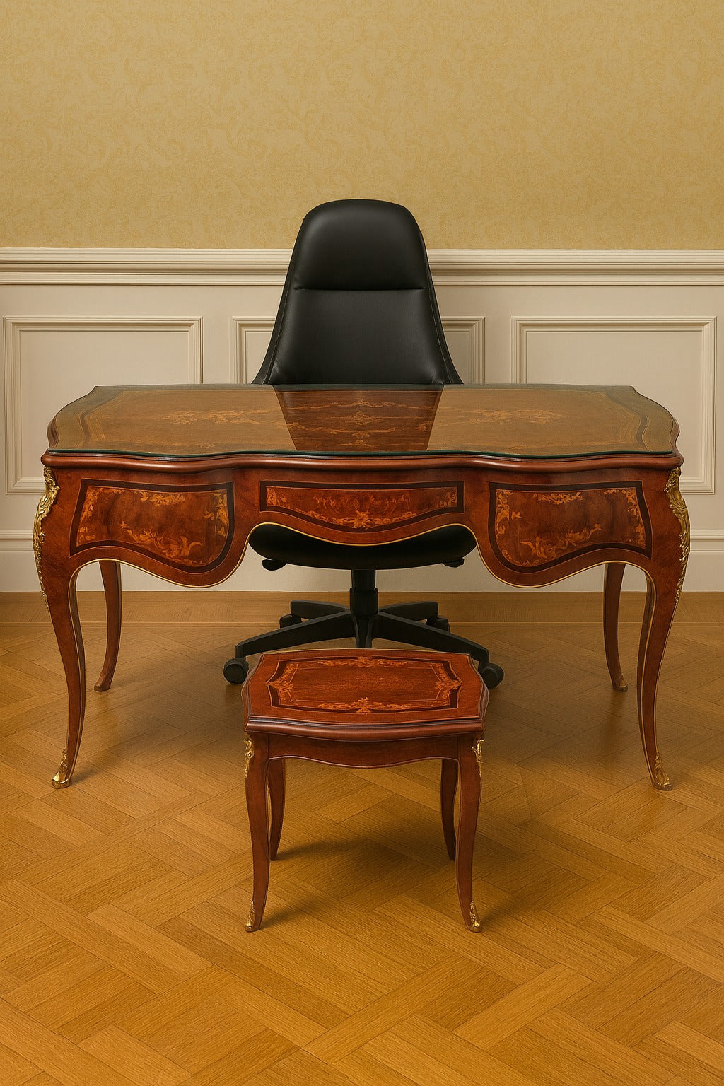 Desk 180 x 80 x 75 cm - Brown- AZ50023