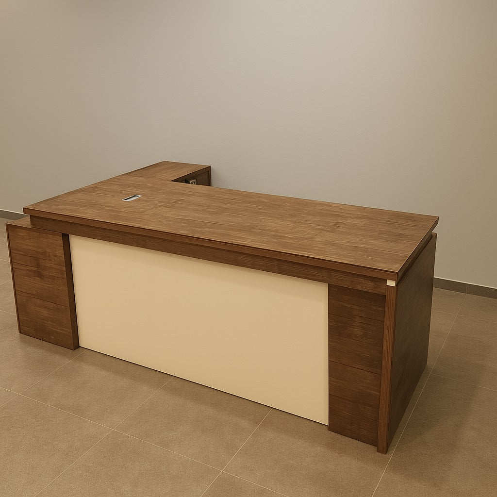 Desk 200 x 80 x 75 cm - Brown - AZ50004