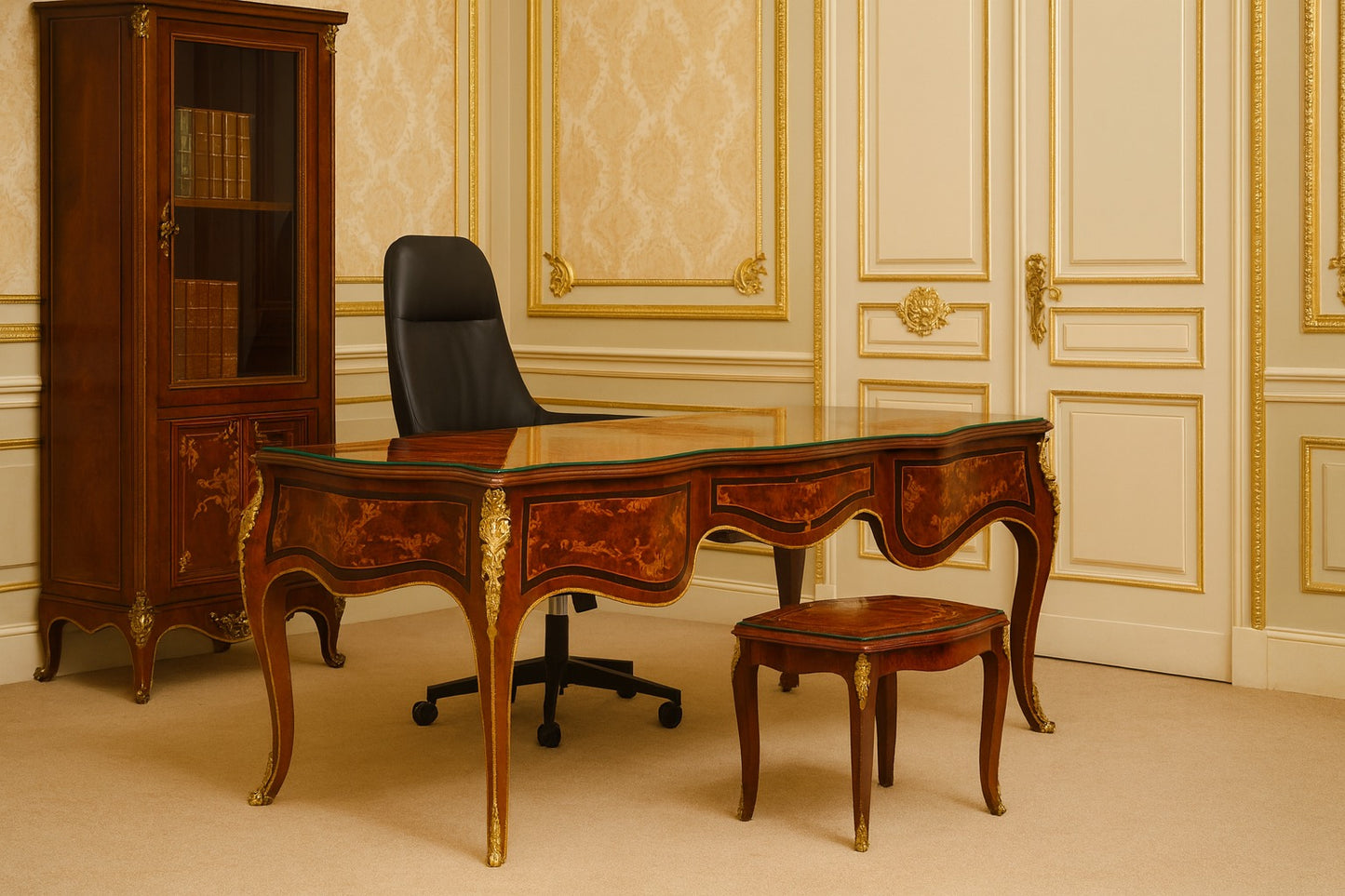 Desk 180 x 80 x 75 cm - Brown- AZ50023