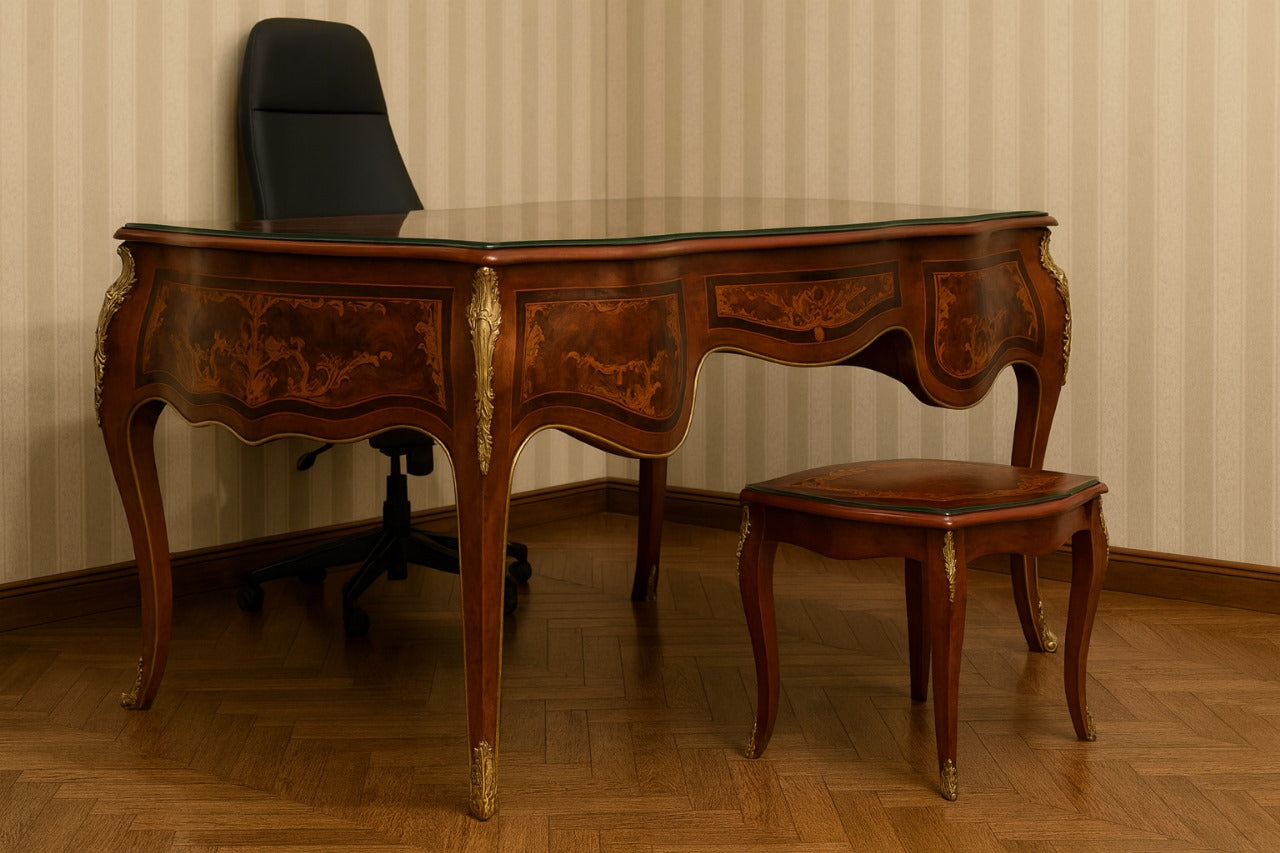 Desk 180 x 80 x 75 cm - Brown- AZ50023