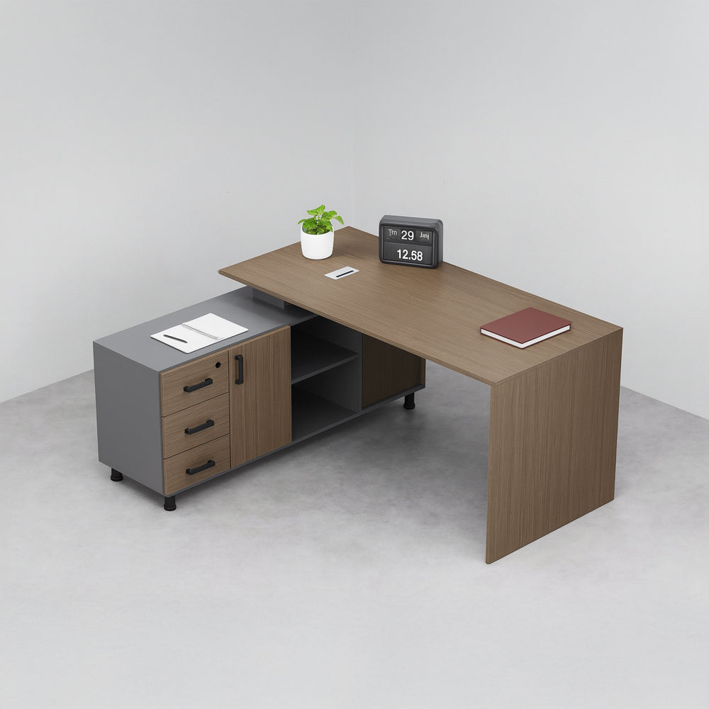 مكتب 160 × 80 × 75 سم - خشبي - AZ1108