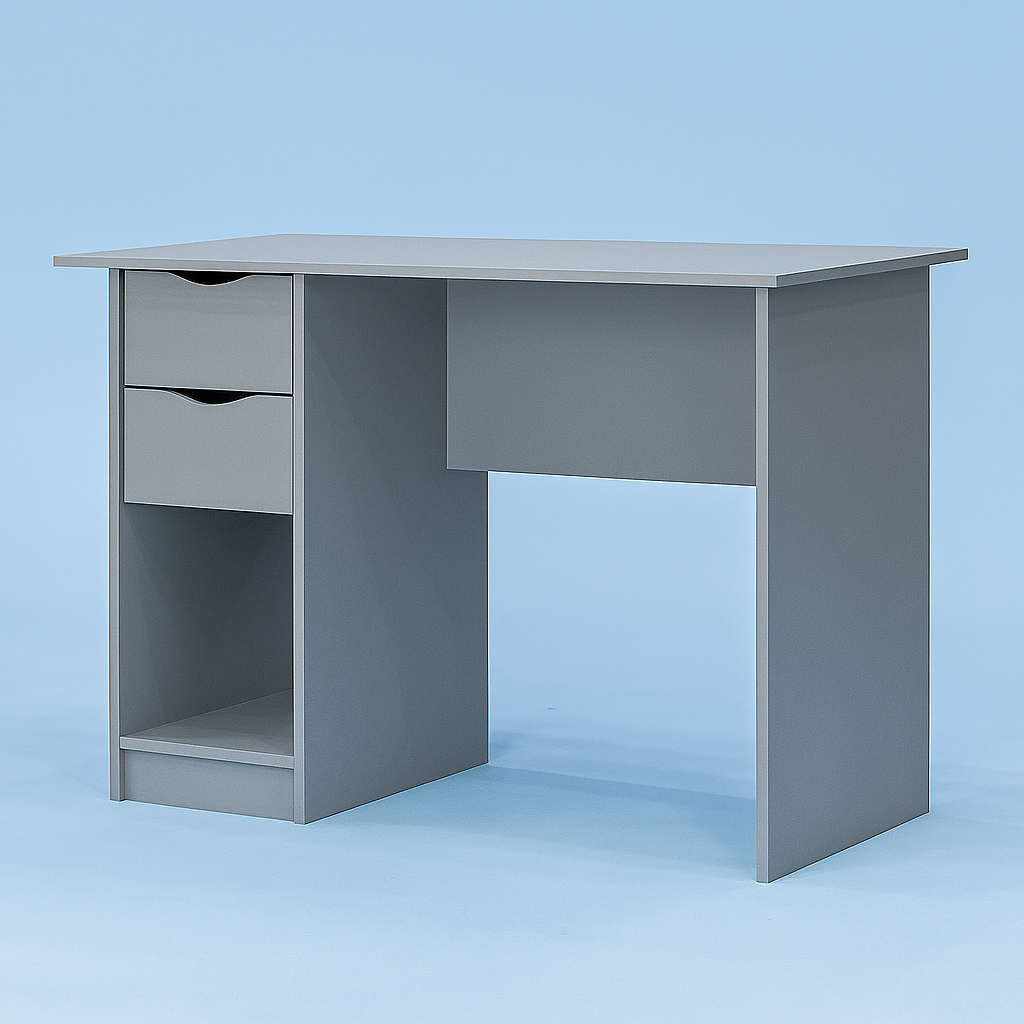 Desk 120 x 60 x 75 cm - Beige and White - AZ1064