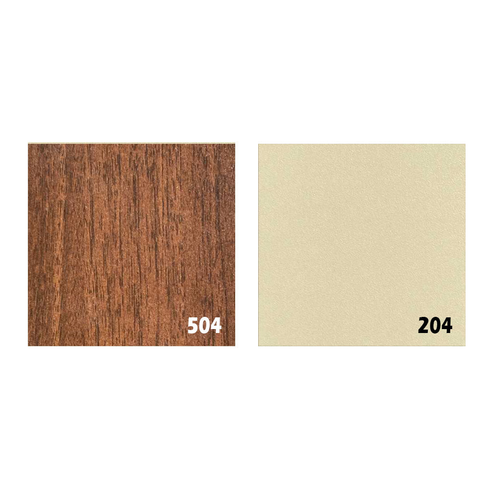 مكتب 200×160×75 سم + وحدة جانبية + أدراج متصلة – بني وبيج – AZ50030