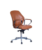 Mid-Back Executive Chair 99*62*66 CM - Brown - GL 318