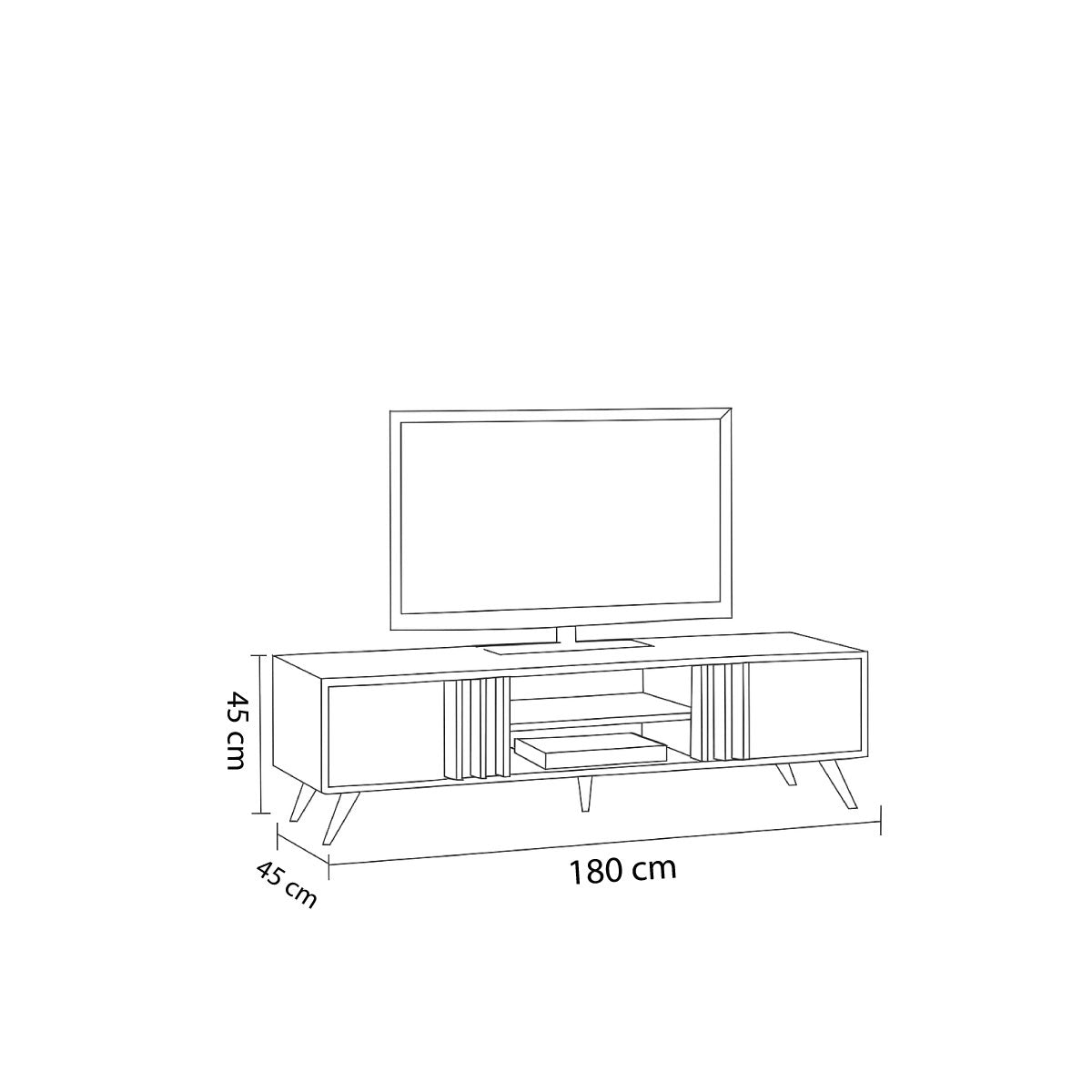 TV Table, 180 × 45 × 48 cm - MOD - AZ30024