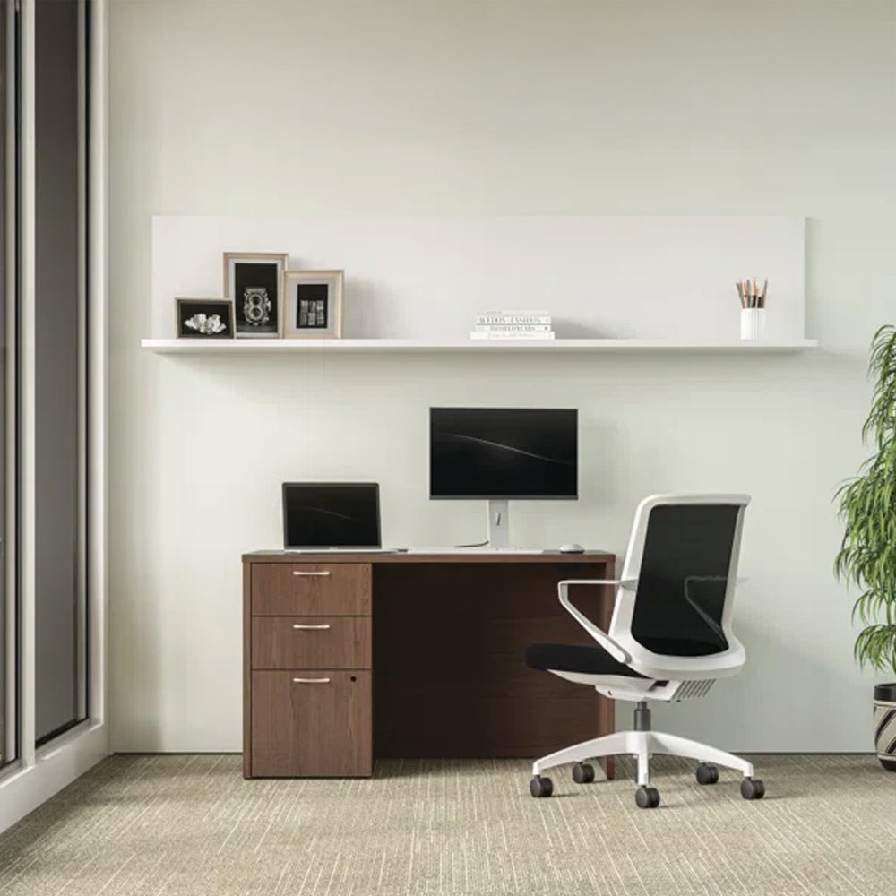 Desk 75 x 160 x 80 cm - Brown - AZ11149