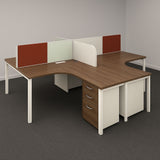 Workstation, 240 x 120 x 115 cm - Wooden - AZ111240