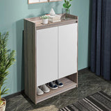 Shoe Cabinet, 80 × 40 × 120 cm - Wooden - AZ40029