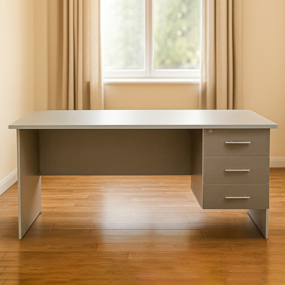 مكتب 140×80×75 سم - رمادي - AZ50015