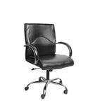 Mid-Back Executive Office Chair 95*55*55 cm - Black - Model GL-307