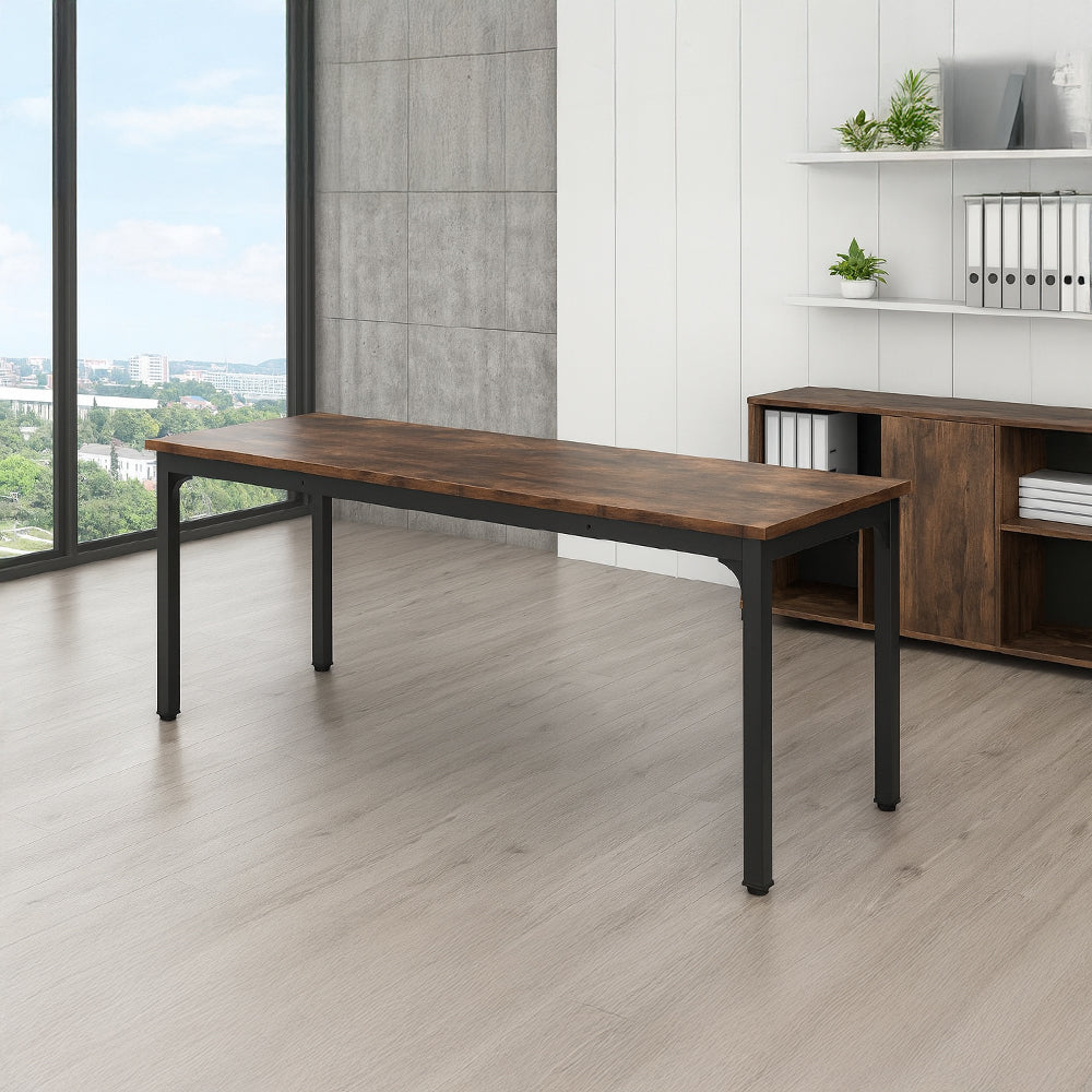 Desk 75 x 200 x 80 cm - Brown - AZ11124