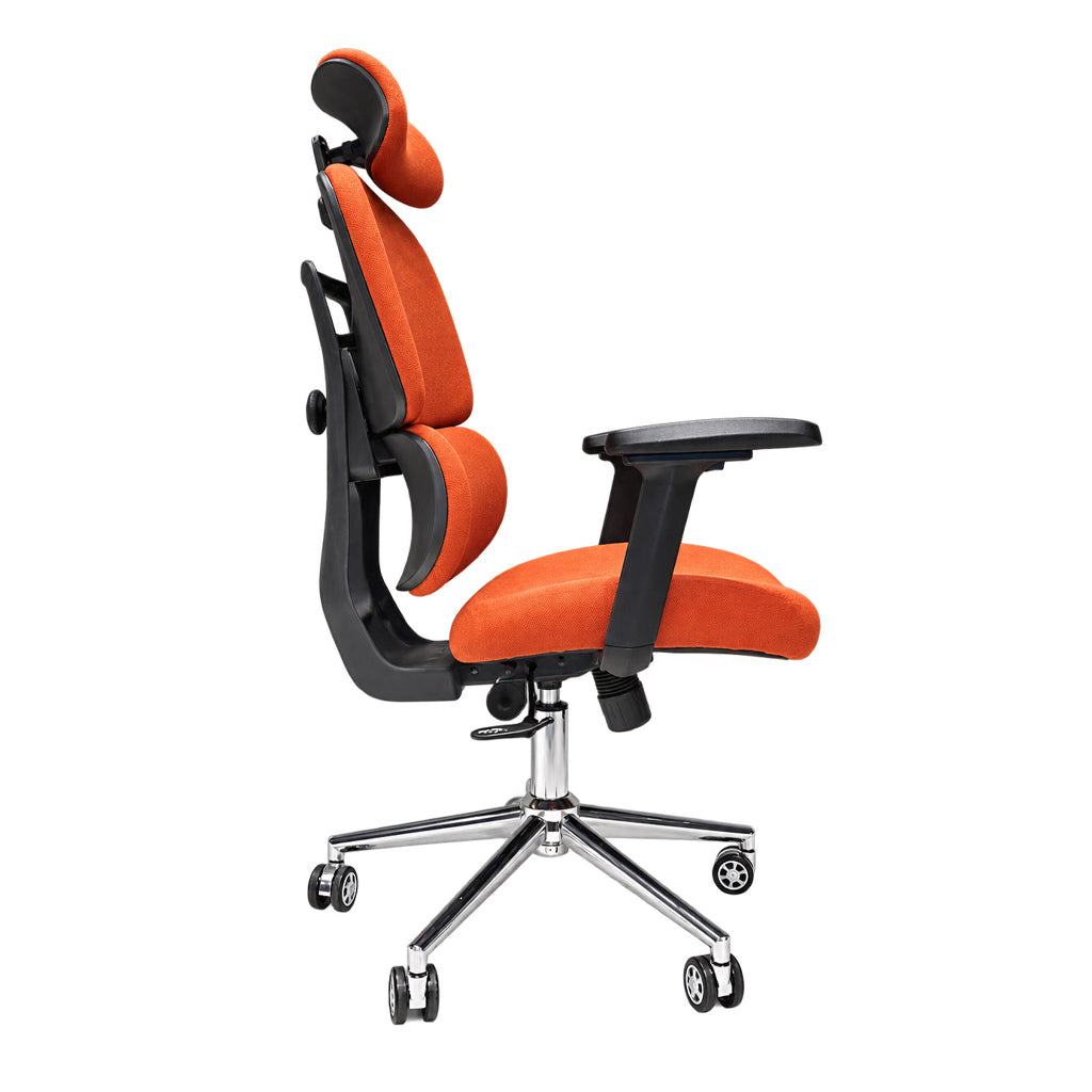 كرسي مكتب ظهر عالي 128×60×61 سم - أحمر - 118