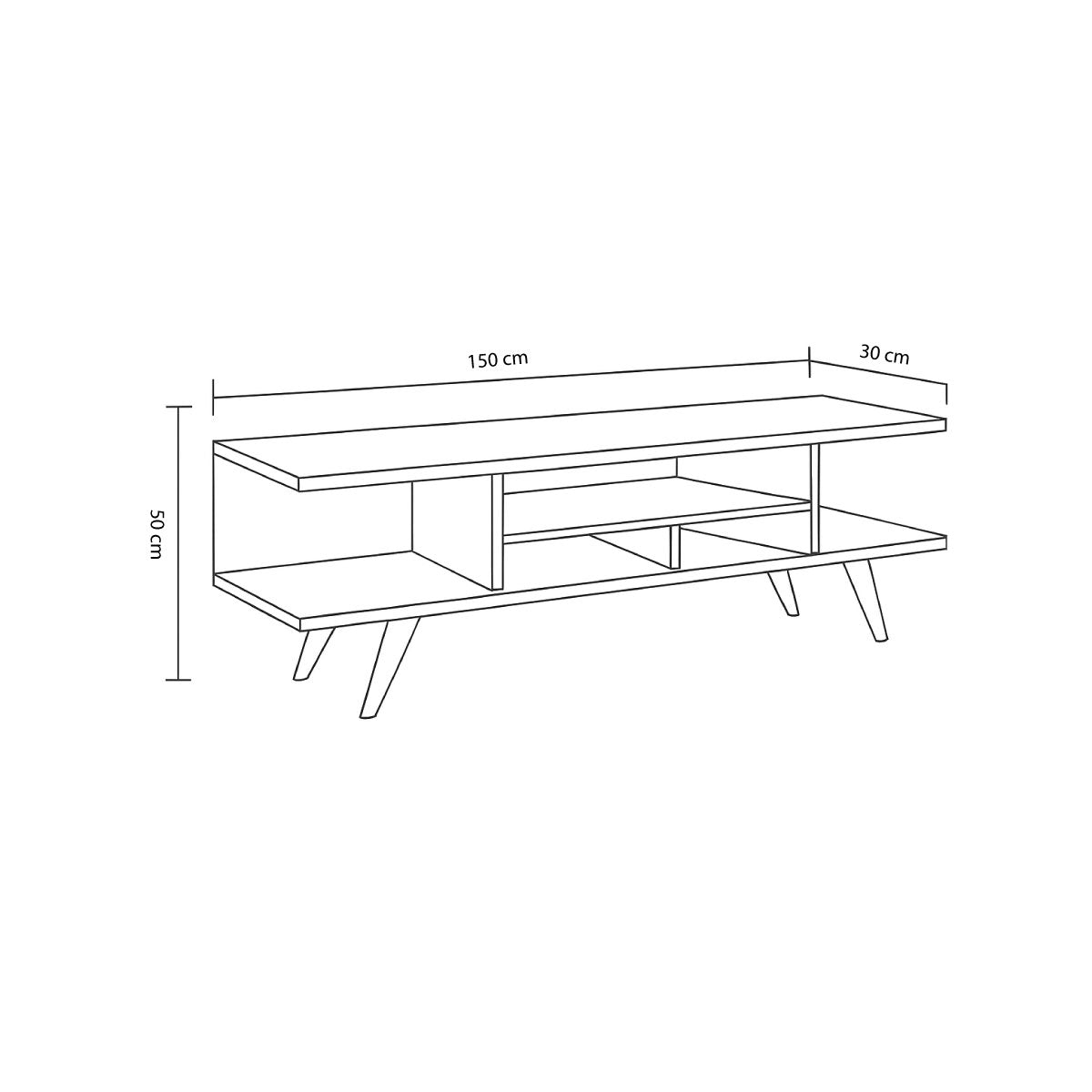 TV Table, 150 × 30 × 50 cm - MOD - AZ30037