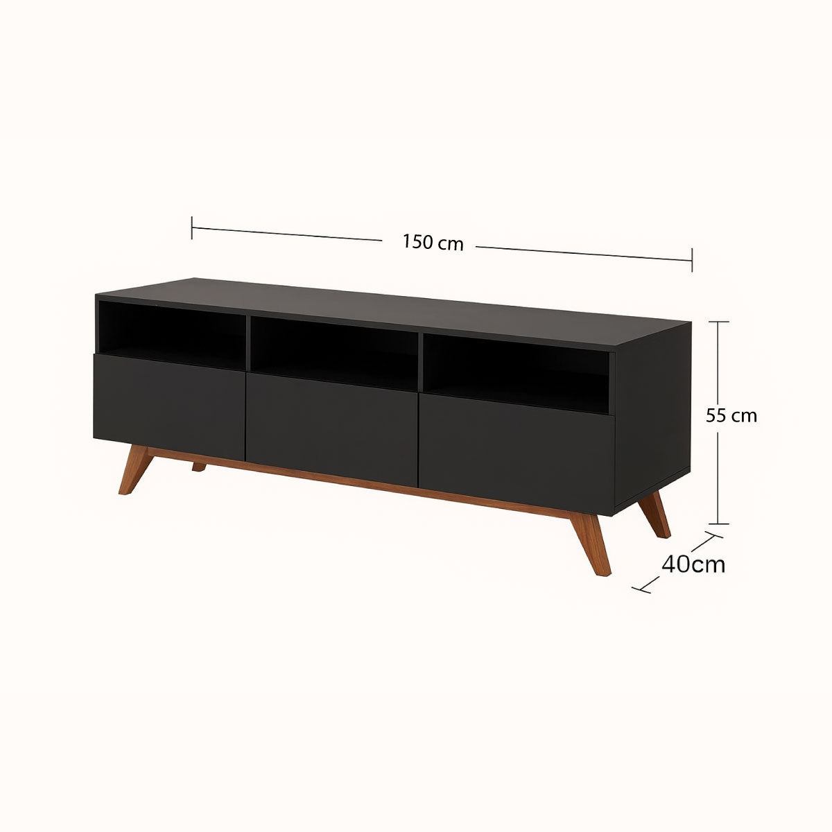 TV Table, 150 × 40 × 55 cm - MOD - AZ30038