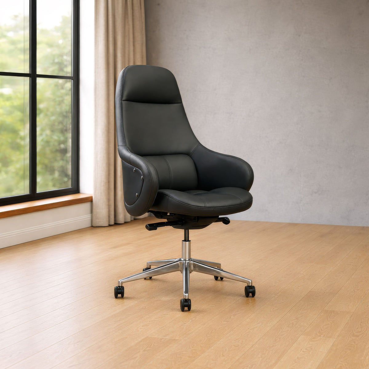 High Back Office Chair 120 x 70 x 65 - Black - Z 8001