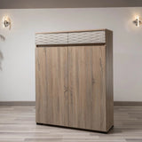 Shoe Cabinet, 100 × 35 × 123 cm - Wooden - AZ40039