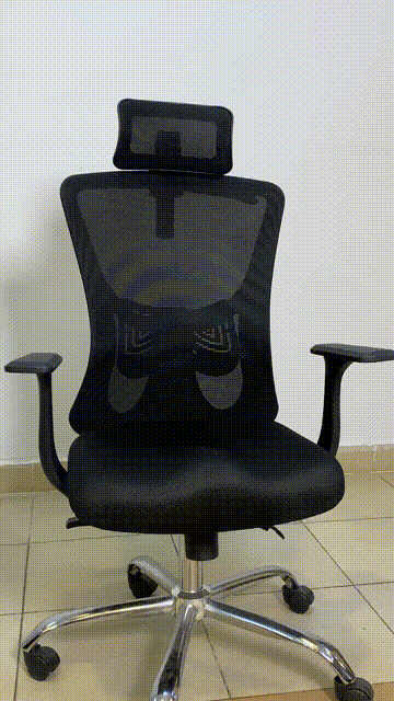 كرسي مكتب مودرن 125×66×64 سم - أسود - A859