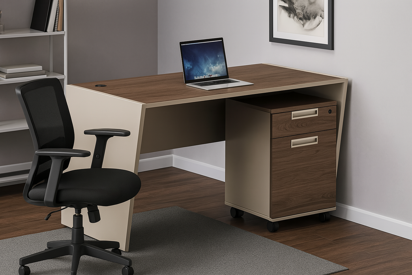 Desk 120 x 60x 75 - wooden - AZ1282