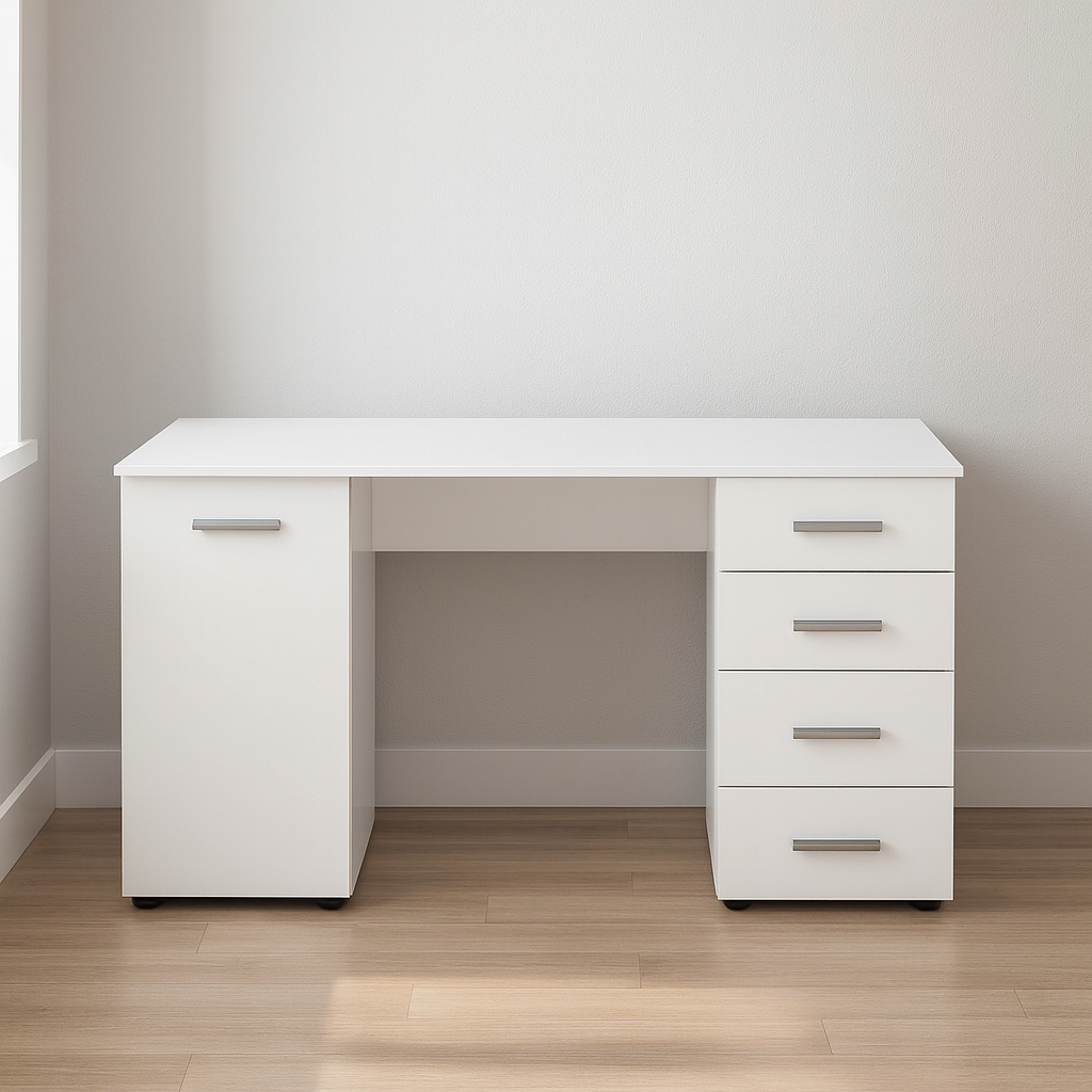Desk 140x 60x 75 cm - white- AZ1191