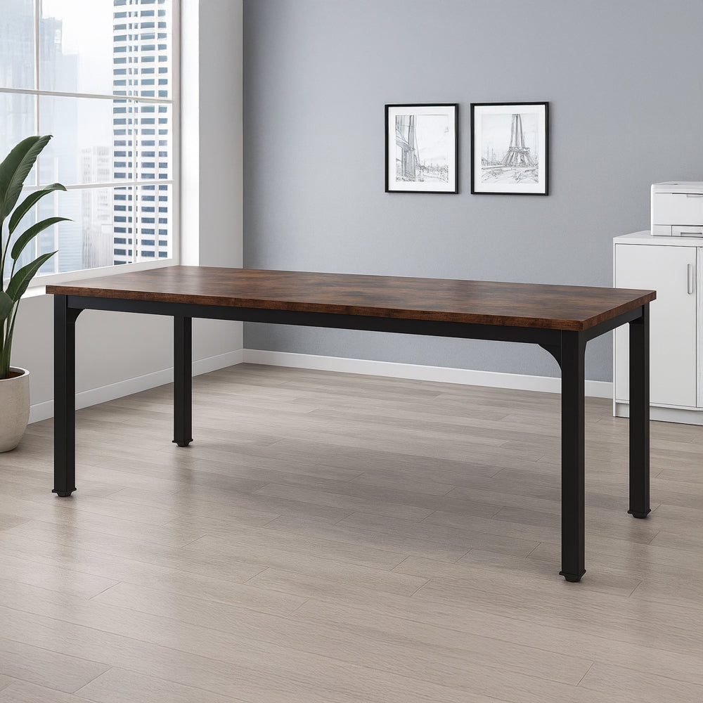 Desk 75 x 180 x 80 cm - Brown - AZ11122