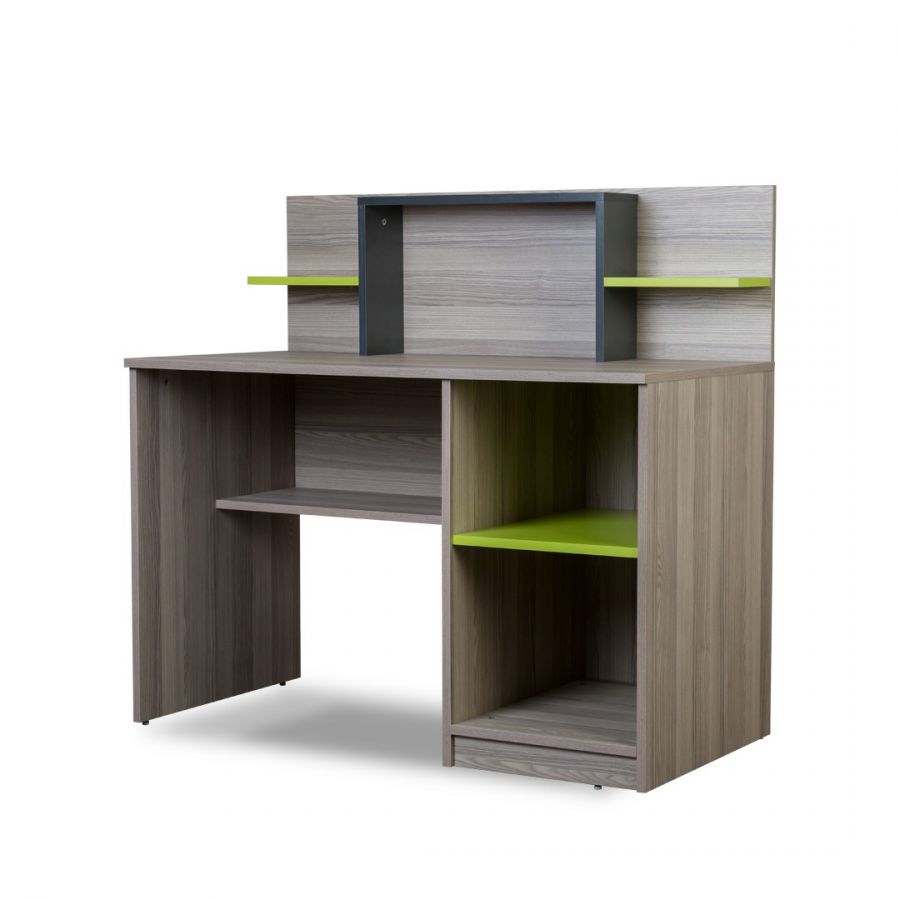 Desk 120*60*75 CM - wooden and green - AZ1242