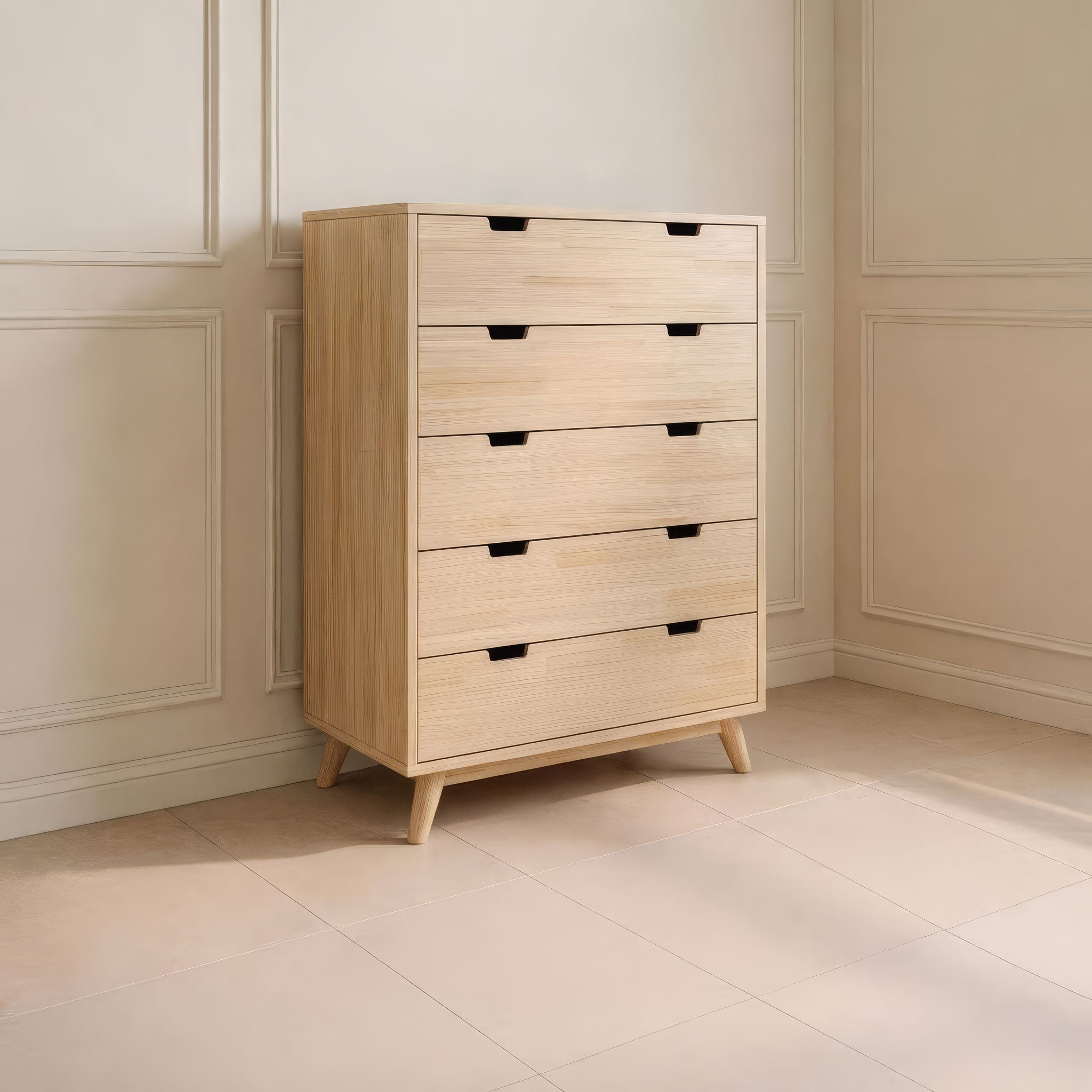 Unit Drawers, 80 × 40 × 110 cm - Wooden - AZ50064