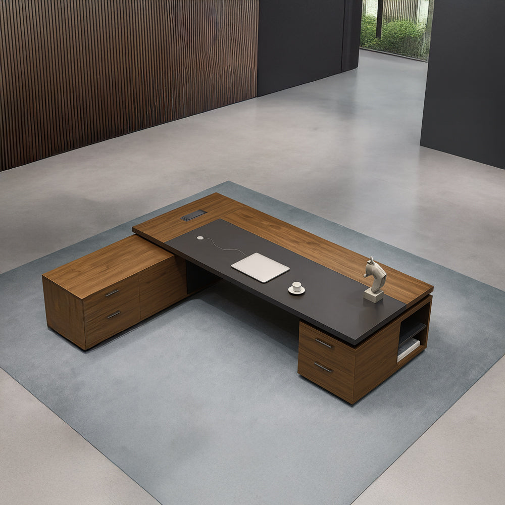 Desk 200 x 80 x 75 cm - Wooden - AZ1159