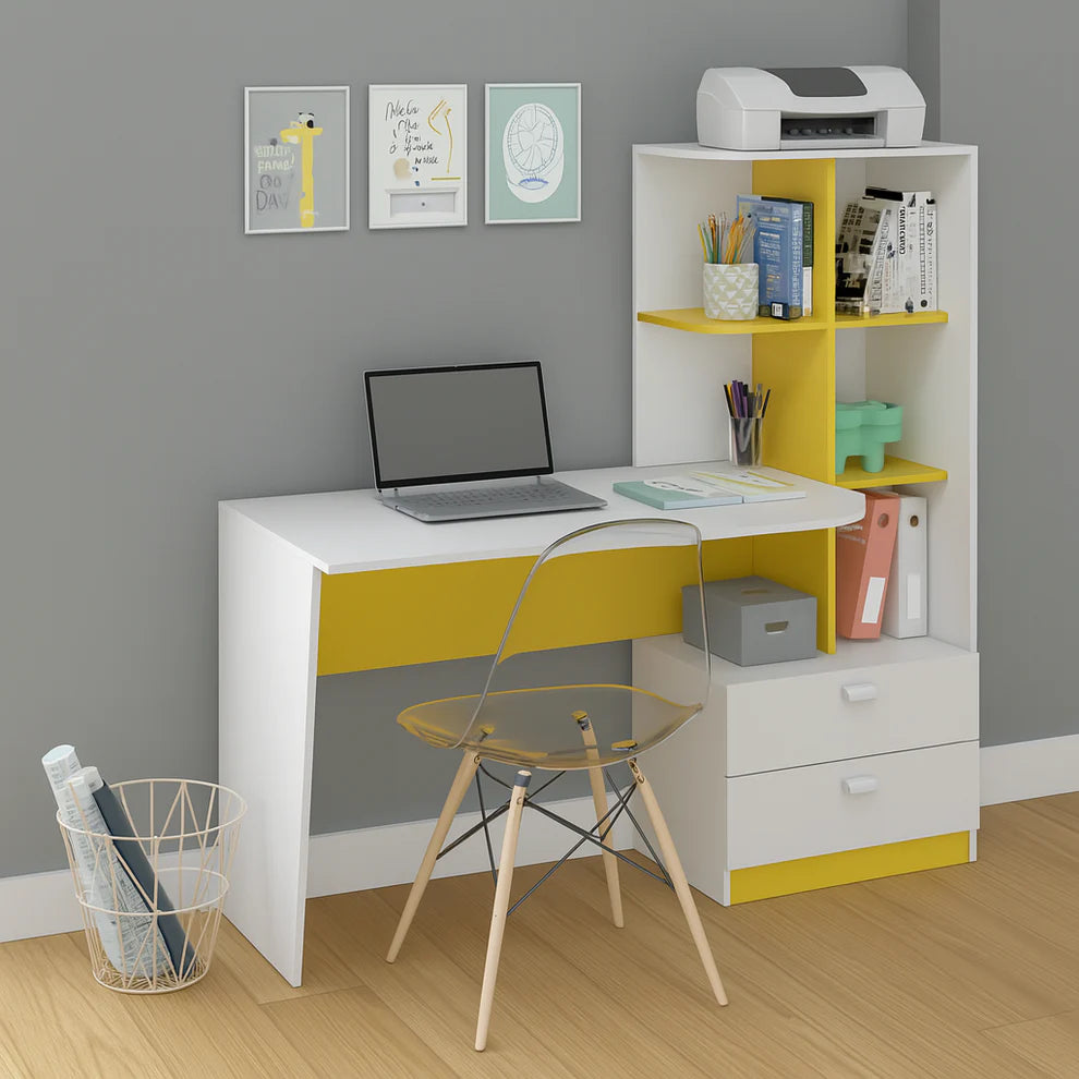 Desk 140 x 50 x 130 cm - White - AZ1008