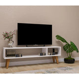 TV Table, 140 × 30 × 40 cm - White - AZ3004