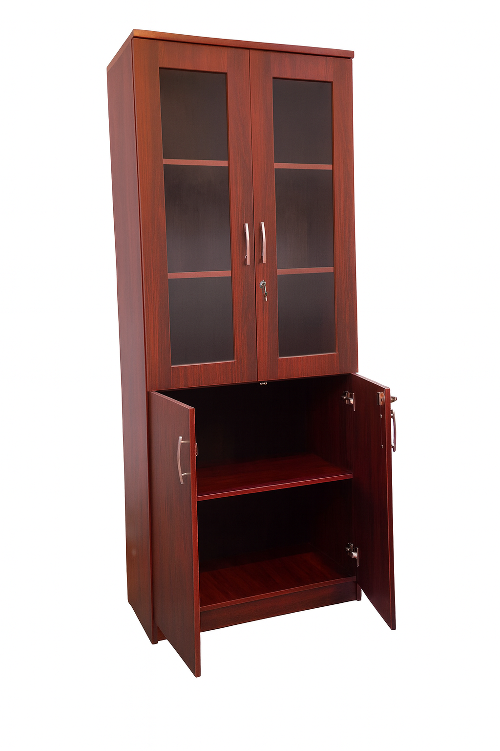 Bookcase 2 Doors - 200×80×40 cm – Brown – AZ50031