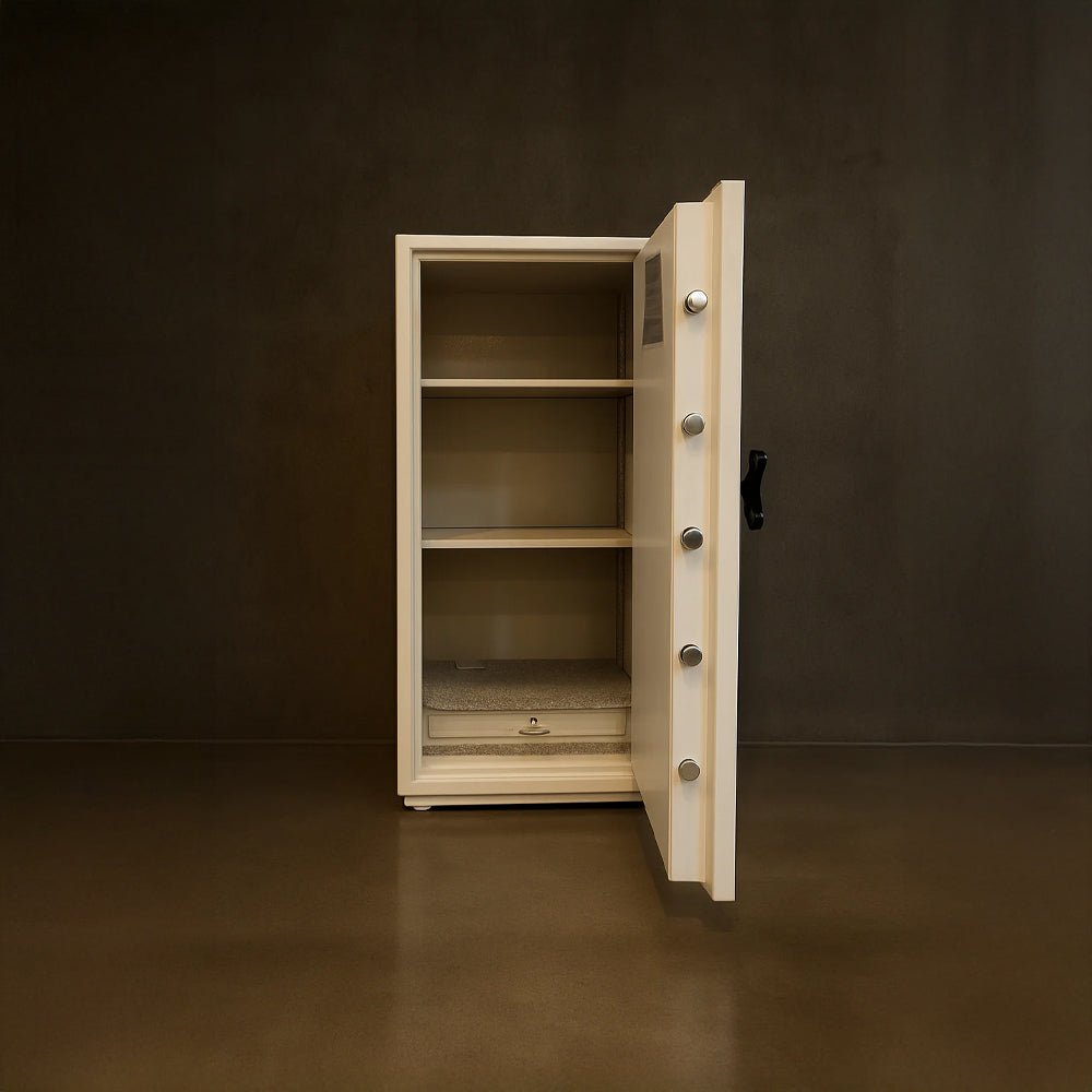 Fire Proof Steel Safety Box White 157 x 60 x 60 CM