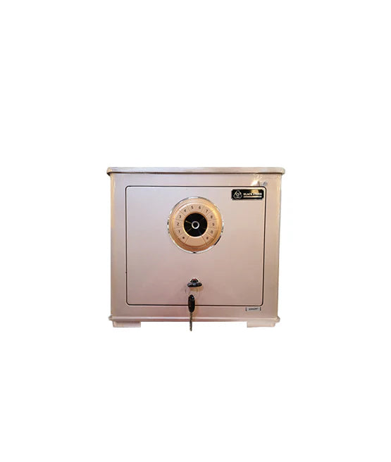 Metal Safety Box White Copper 40 x 41 x 33 CM
