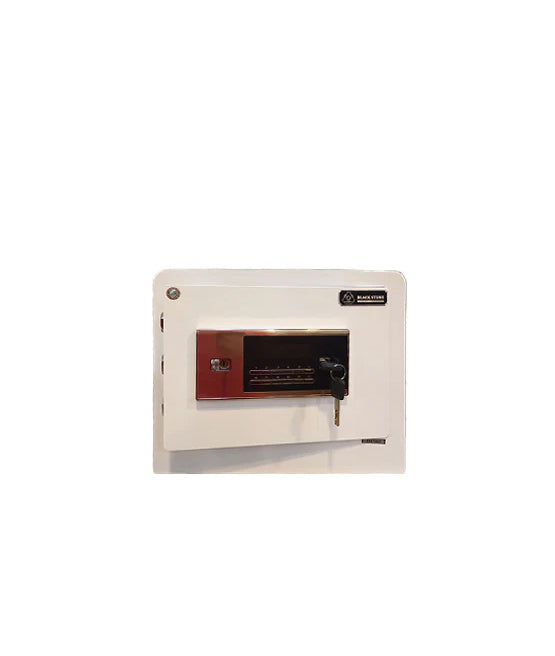 Metal Safety Box White 33 x 38 x 31 CM