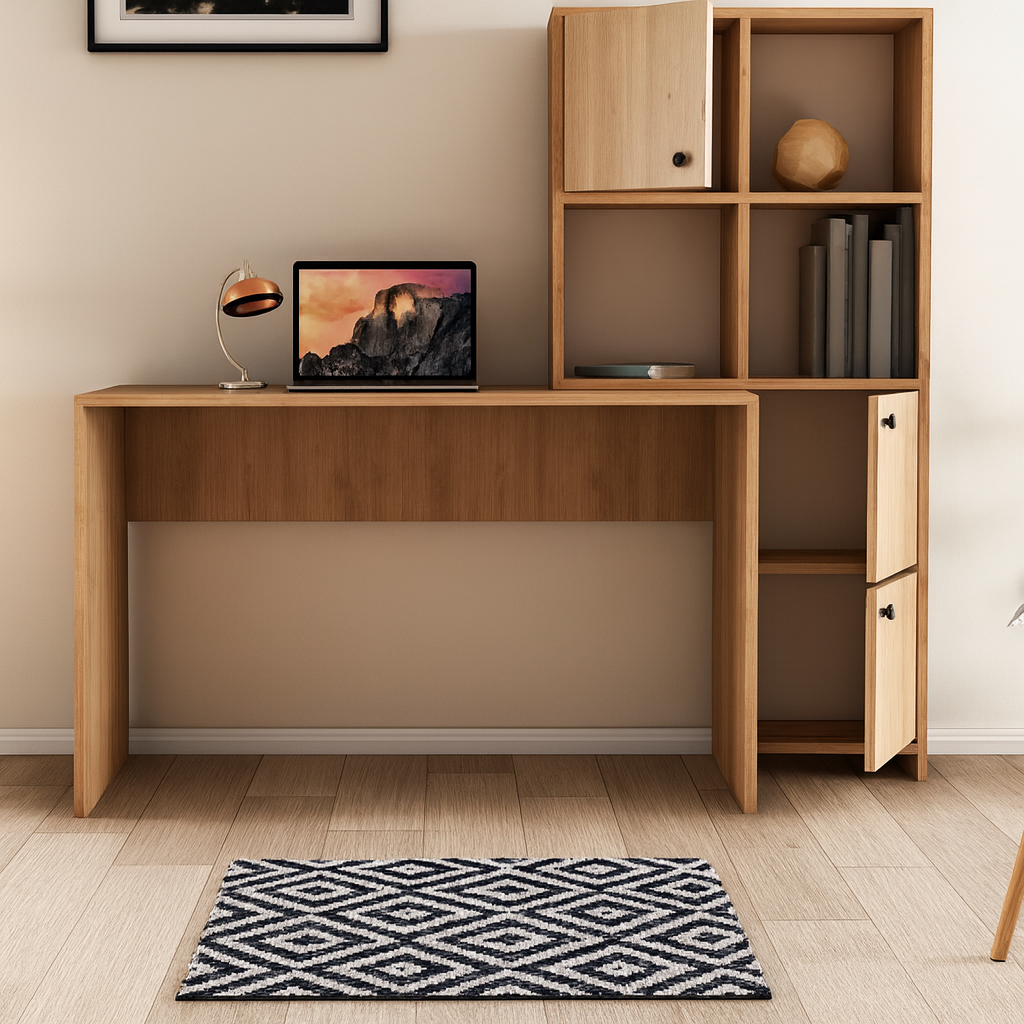 Desk 140 x 50 x 75 cm - wooden - AZ1106