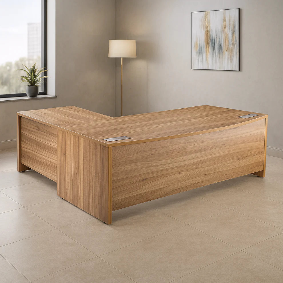 مكتب مدير 75×160×80 سم - خشبي - AZ12036