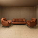 Office Sofa Set – Brown - HC-ANSARI