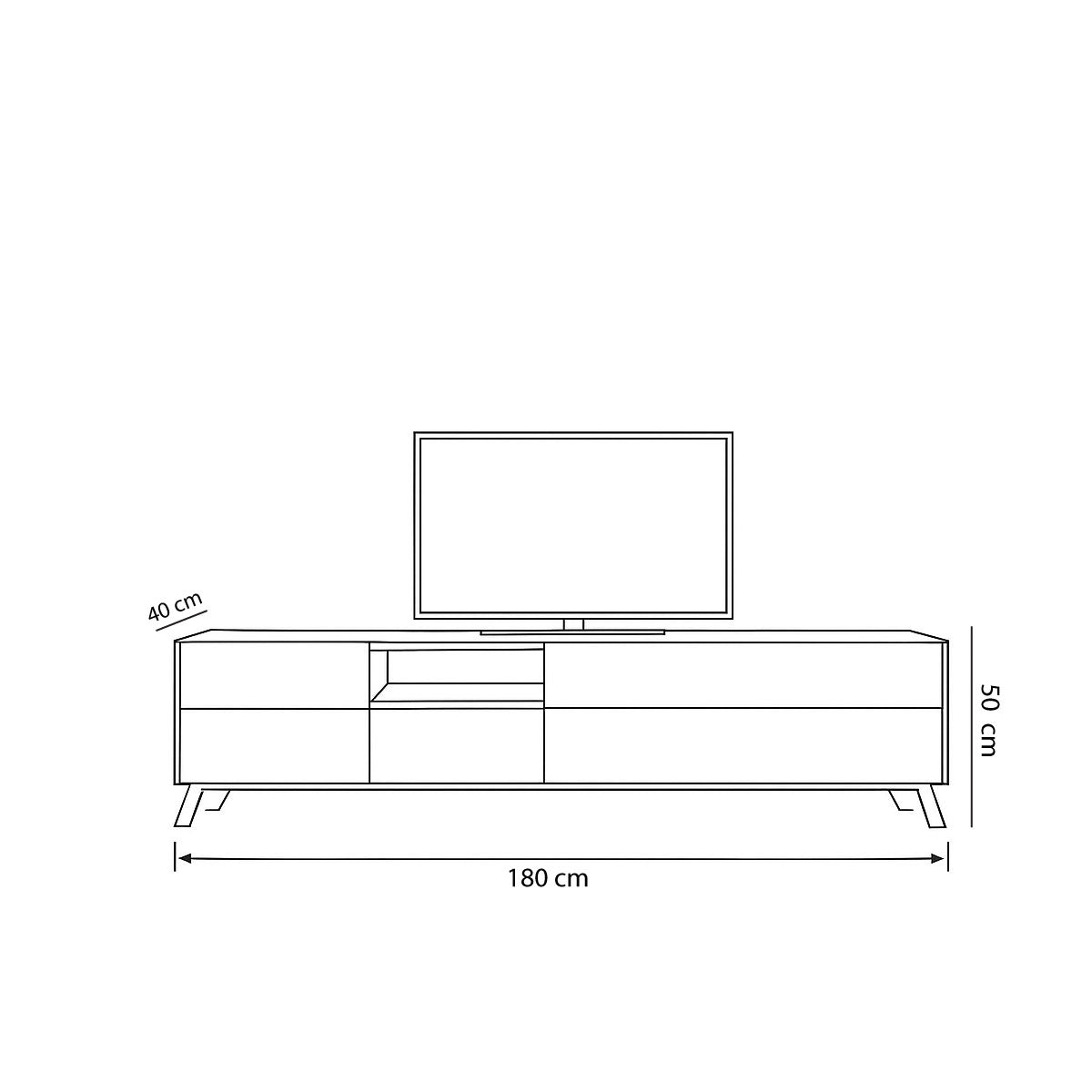 TV Table, 180 × 40 × 50 cm - MOD - AZ30050